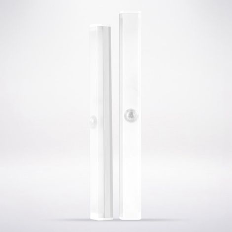 Barre lumineuse LED intelligente avec capteur de présence humaine, veilleuse sans fil rechargeable pour placard/armoire (1/5)