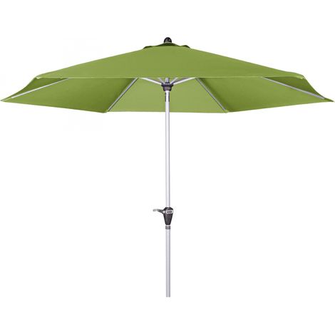 Doppler Sonnenschirm / Kurbelschirm "Active Kurbel 380", Ø 380 cm, fresh green, Bezug aus 100% Polyester, Gestell aus Aluminium, 11,9 kg (1/6)