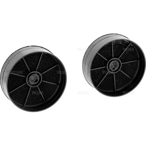 Filtre pour hotte lot de 2 – NYTTIGFIL120 – Diamètre 125mm – Épaisseur 41mm – Charbon actif pour filtration efficace – Ikea (1/4)