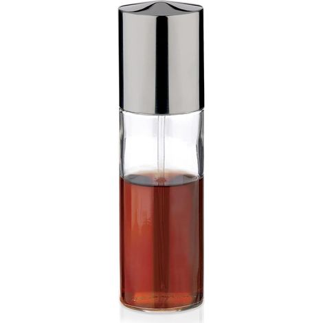 Spray huile et vinaigre en verre et acier inoxydable 5 x 18 cm Résistant et facile à nettoyer et à démonter Facile à manipuler et à ranger Distributeur de pulvérisation (1/5)