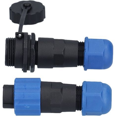 Luftfahrt-Kabelsteckerbuchse 1 bis 7 Pins Starke Verbindung Gute Korrosionsbeständigkeit Kabelstecker Luftfahrtstecker 3 Pins (250V 5A) (1/5)