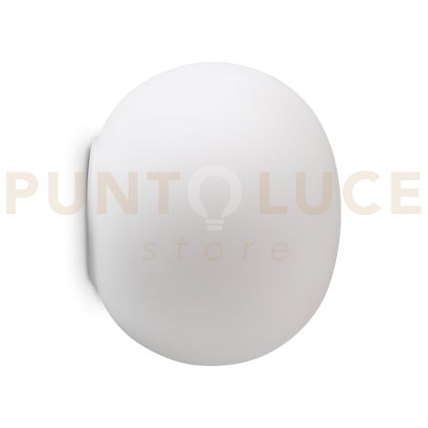 Ideal Lux Applique moderna Cotton 1 luce E14 bianco alluminio vetro