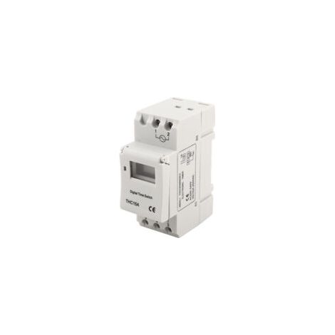 THC15A 220240VAC 20A Commutateur de minuterie numérique programmable sur rail DIN (1/5)
