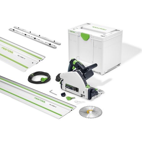 Festool Tauchsäge Handkreissäge TS 55 FEBQ Plus FS + 2. Führungsschiene FSV/2 (1/5)