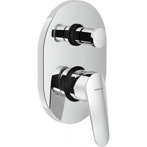 Miscelatore monocomando doccia incasso con deviatore Nobili Hof HF122100CR  Cromato