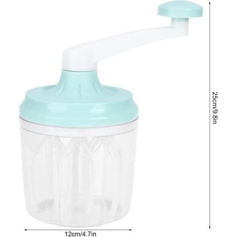 Batteur À Oeufs - Capacité 1200 Ml - Matériau ABS Et PET - Conception Ergonomique Et Antidérapante - 1 Pièce (1/4)