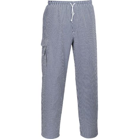 Portwest Herren Kochhose kariert 100% Baumwolle Gr. XL (1/3)