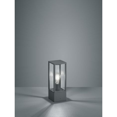Garonne rechteckiger außenmast in anthrazitguß farbe h. 40cm 501860142