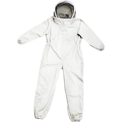 [JAMAIS UTILISÉ]Combinaison D'apiculture, Combinaison D'apiculture avec Voile de Protection Chapeau Détachable Costume Veste D'apiculteur Protection Totale pour Unisexe, pour La Prévention des Piqûres