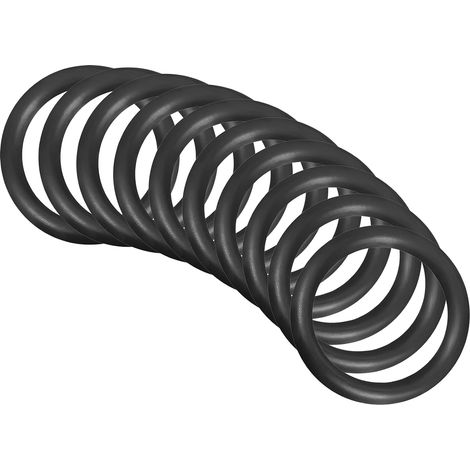 40x30x5mm Nitrile Rubber O-Rings 10 Pieces Round Black (1/5)