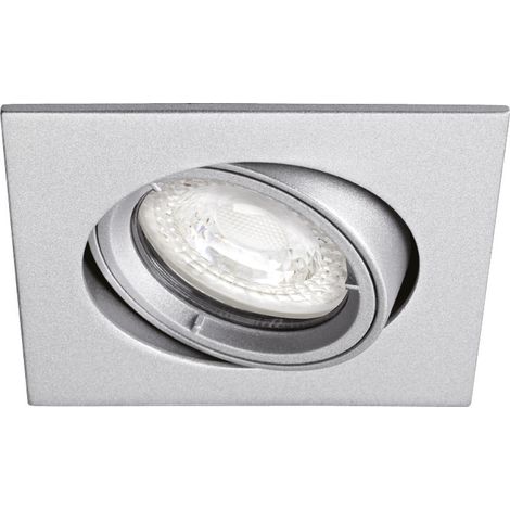 SPEED 70 C 230 Encastré GU10 carré basculant nickel Lpe non incl. ARIC 4973 (1/2)