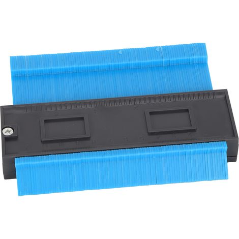 Règle de Contour à Verrou pour Mesures de Formes Irrégulières - Accessoire de Menuiserie Bleu 127mm (1/5)