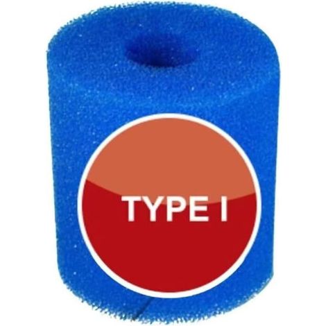 Lots de 6 éponges, piscine intex type I/II/VI/D, somptueuses et utilisables, cartouche et mousse pour nettoyage du bassin et jardin (Type I (8,8 x 7,8 x 2,8 cm)), voir photo (1/4)