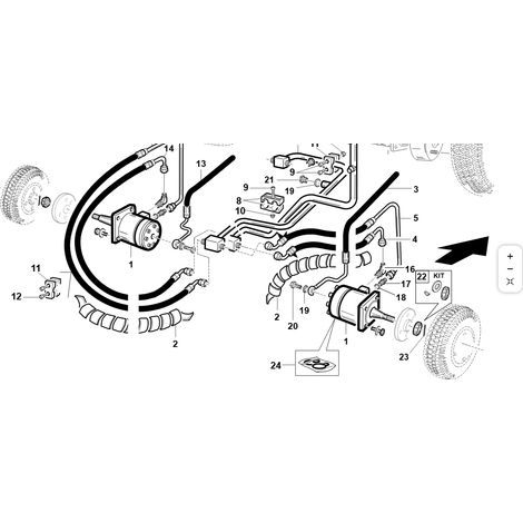 MOTORE ORBITALE ARS 100 DR CN32 ORIGINALE KUBOTA GIANNI FERRARI 92002000012