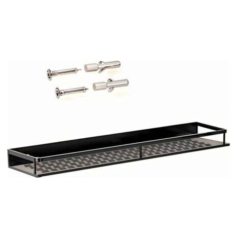 Badezimmerregal aus Edelstahl, 1 Stück, schwarz, 50cm, TRIMEC (1/5)