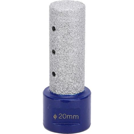 Diamant-Trockenbohrer, Gewindefräser, gerader Schaft, gelötet, Bohrung, Polierbohrer, 20 mm