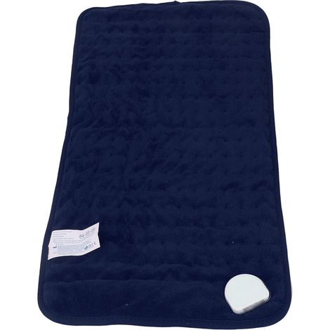 Couverture chauffante 30 x 60 cm, arrêt automatique, 6 niveaux de température, prise UE, 220-240 V CA, bleue, idéale pour les épaules et les genoux. (1/5)