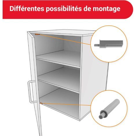 amortisseur porte lot de 10 – Amortisseur porte placard pour meubles de cuisine/placards à monter pour fermeture amortie (1/4)