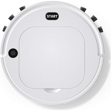 Robot aspirador humidificador 3 en 1, 1200mAh, delgado 6.8cm, limpieza silenciosa 60dB, para alfombras/suelos (1/5)