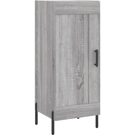 Credenza buffet cassettiera mobile contenitore organizer cucina soggiorno soggiorno Sonoma 34,5 x 34 x 90 cm pannelli compositi grigio 020036334