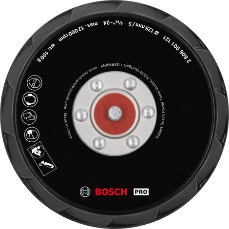 Bosch PRO Function sanding PRO Polishing Pad 125mm GPX 12V-125 2608001121