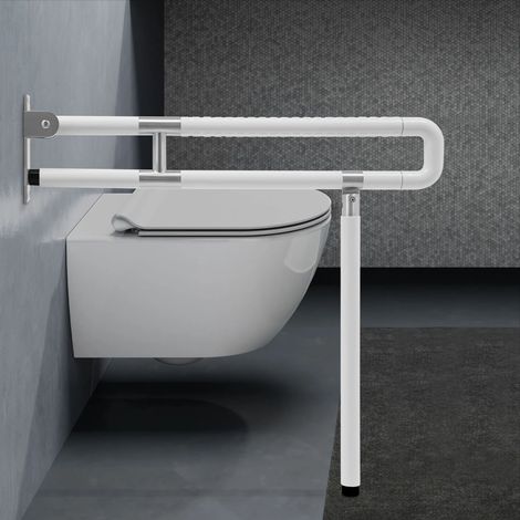 300kg Stainless Steel Toilet Handrail Folding Handle Stand Up Support Handle (1/5)