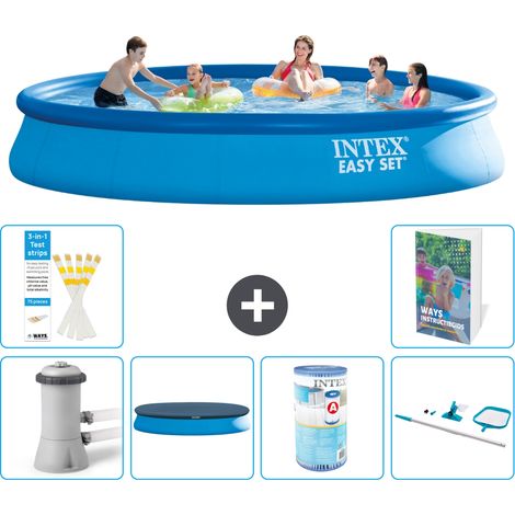 Intex Piscina Easy Set Rotonda - 457x84 cm - 7-pezzi  S304