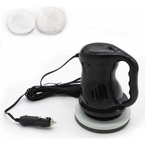 Car Polisher Machine,  40W Auto Electric Buffer Waxer, Portable Polishing Buffing Waxing Sander Machine Kit Set, Black (1/4)