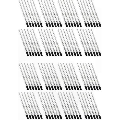 Pinceau à poils de cheval 3/8 pouce pour travail du bois et application époxy, lot de brosses de flux, outil de finition précis pour colle et résine (1/5)