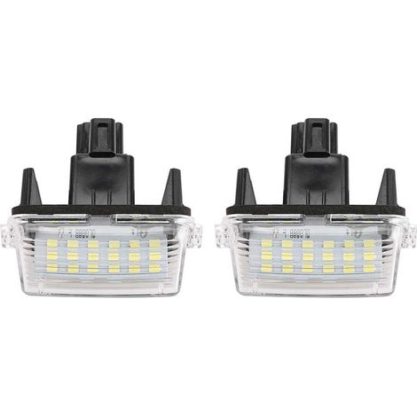 Kennzeichenbeleuchtung, 1 Paar LED-Kennzeichenleuchten für Corolla, Camry, Yaris, Vios und Auris.