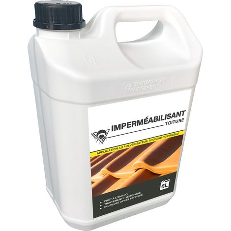 Méduze - Imperméabilisant hydrofuge pour toiture 5L - Prêt à l’emploi - Invisible après séchage - Effet perlant - Professionnel (1/5)