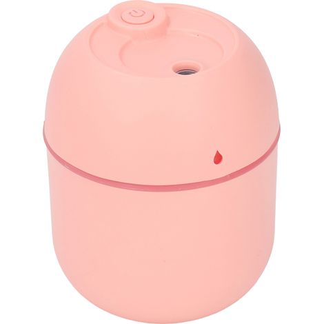 Mini humidificateur silencieux USB prise automatique arrêt veilleuse bureau chambre voiture rose (1/5)