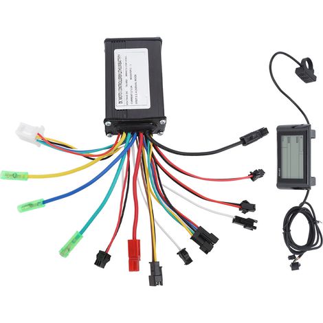 Contrôleur sinusoïdal 3 modes DC 36V 48V 17A SW900 écran LCD pour vélo électrique 250W 350W modification batterie lithium (1/5)