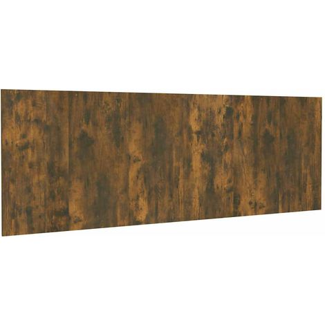 Maison Exclusive - Tête de lit murale Chêne fumé 240x1,5x80 cm Bois d'ingénierie (1/5)