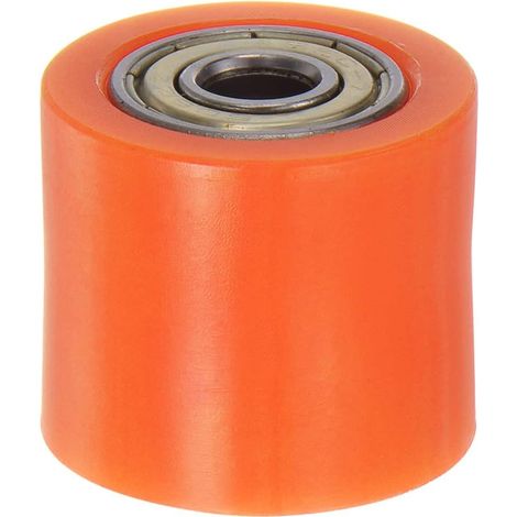 Galet tendeur de chaîne de transmission 8 mm, guide-galet, pour moto de route, orange (1/5)