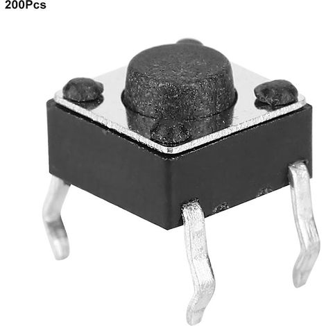 Kit de remplacement de 200 interrupteurs à bouton-poussoir tactiles verticaux à 4 broches - Composants électroniques (1/5)