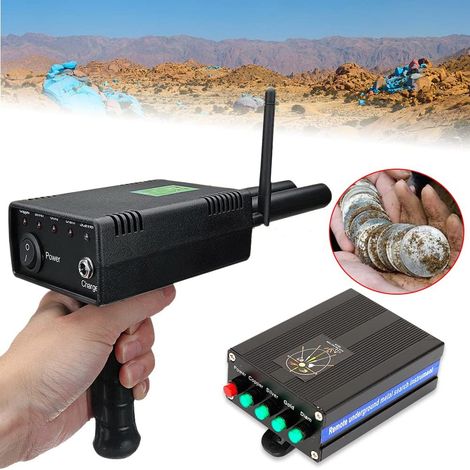 Handheld Metall Gold Detektor Dual-Sonde Positionierung Scan Professional Detector 1000m Suchbereich 20m Maximale Erkennungstiefe für Gold, Silber, Kupfer, Diamanten
