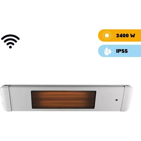 Radiateur infrarouge Aaren 2400 W blanc avec télécommande (1/5)