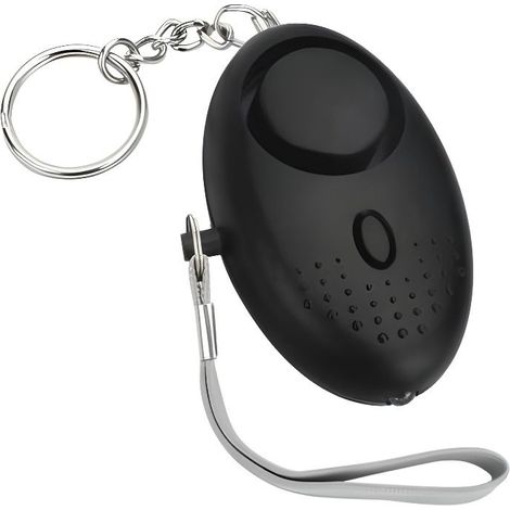 La police a approuvé l\'alarme de sécurité personnelle 130db de sécurité d\'attaque de viol de panique de porte-clés