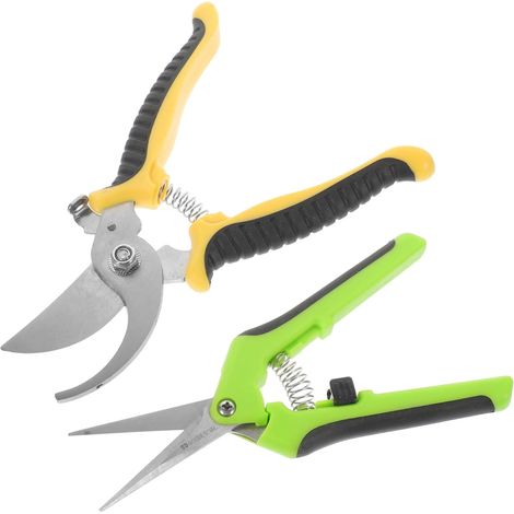 2 pièces Jeu de Ciseaux Élagage Jardinage Multifonctions