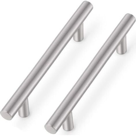 5 Pack 12mm Dia Brushed Nickel Plated Stainless Steel Cabinet Door Handles for Drawers and Cupboards (1/5)