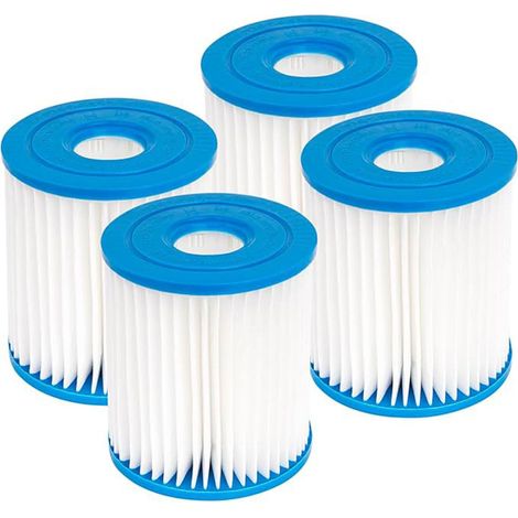 Lot de 4 Cartouches de Filtration Compatibles avec Pompe Intex H29007E – Filtre à Sable Gonflable pour Piscine, Remplacement Haute Performance-x (1/4)