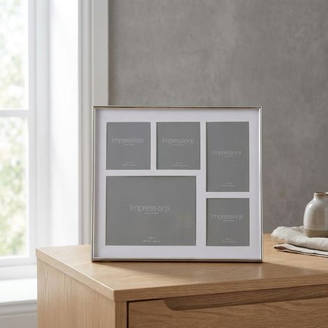 Multi Aperture Silver Plated Photo Frame (1/2)