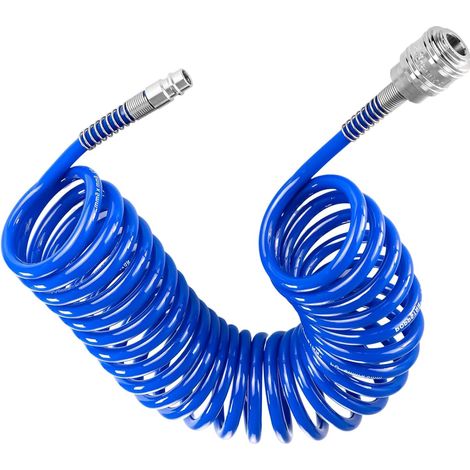5 Metres Air Compressor Hose, Diameter 10 x 6.5 mm, Compressed Air Hose, Compressor Hose with Connector for Home, Workshop, Automotive Workshop (1/5)