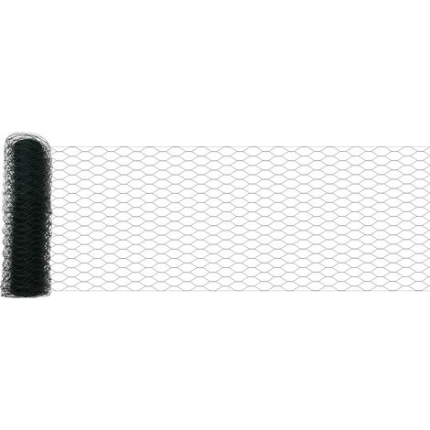 Maison Exclusive - Hexagonzaun Grün 0,5 x 10 m PVC