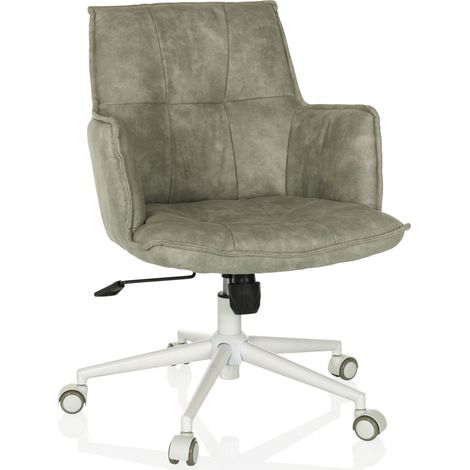 Home Office Stuhl / Drehstuhl SOLAO LIFE W Stoff grau hjh LIVING