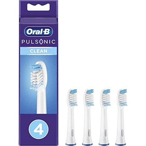 Oral-B Pulsonic Clean Testine per spazzolino da denti elettrico 4 pz. Bianco (1/4)
