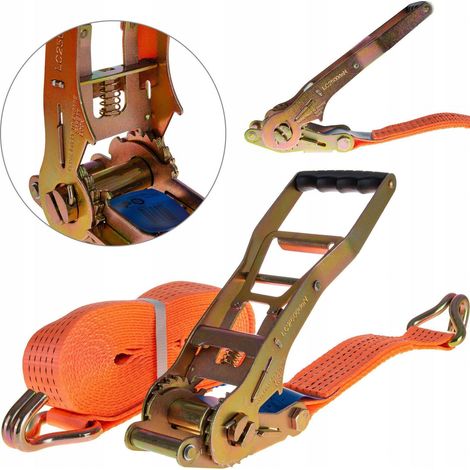 Geko Sangle de transport orange 10 mètres 5 tonnes