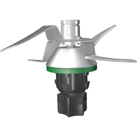 Couteau compatible avec Vorwerk Thermomix TM5 et TM6, couteau de rechange avec 4 lames, couteau mélangeur ultra tranchant en acier inoxydable, couteau de rechange (1/4)
