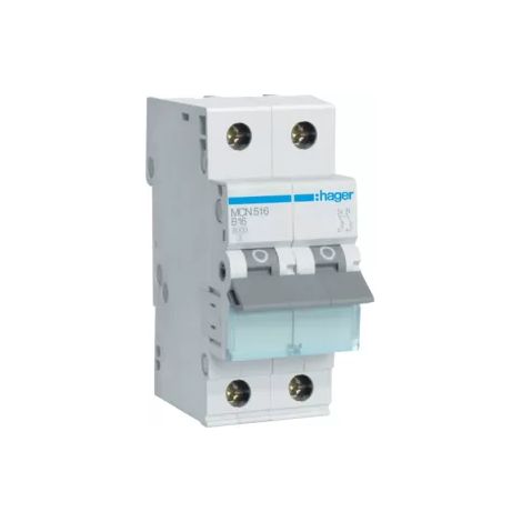Hager LS-SCHALTER 1P+N 16A-C 6KA2PLE (MCN516) (1/2)